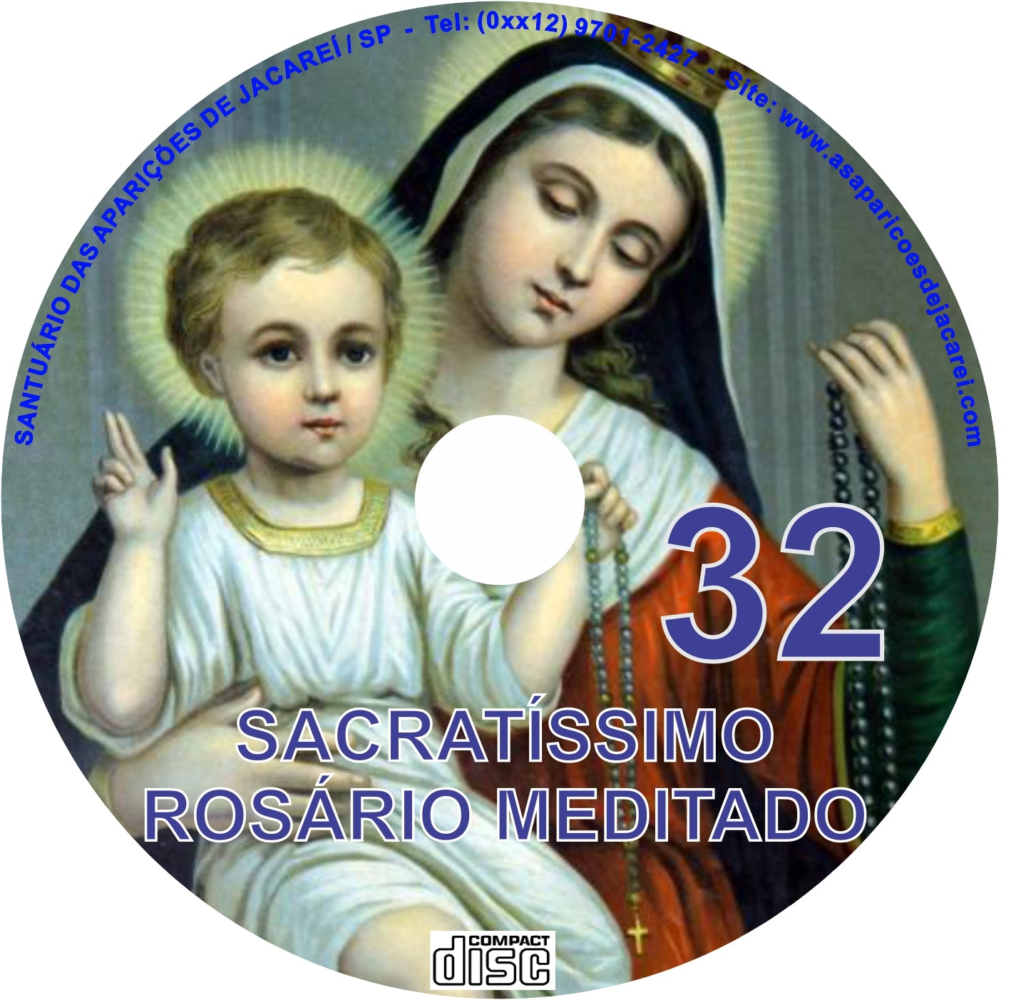 CD Rosário Meditado 032 CD Rosário Meditado 032